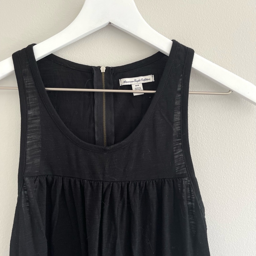 American Eagle Black Tank Top Size M - Picture 2 of 4